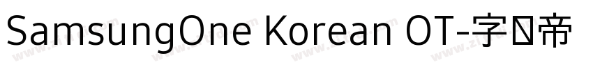 SamsungOne Korean OT字体转换